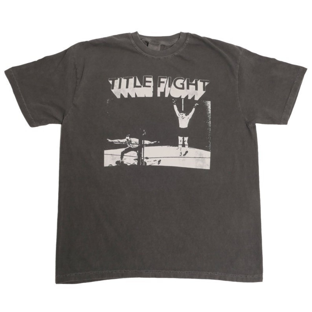 Title Fight Graphic Tee in Charcoal